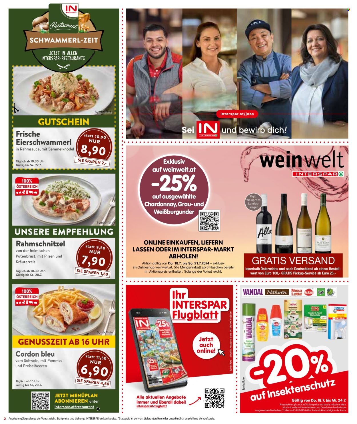 Angebote INTERSPAR - 18.7.2024 - 24.7.2024. Seite 2