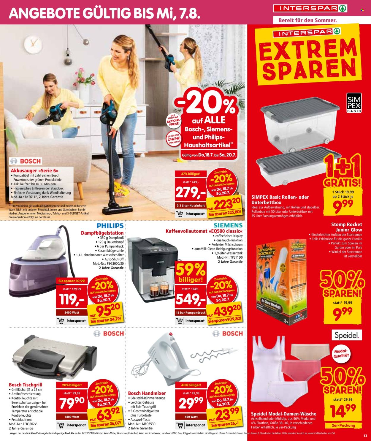Angebote INTERSPAR - 18.7.2024 - 24.7.2024. Seite 13