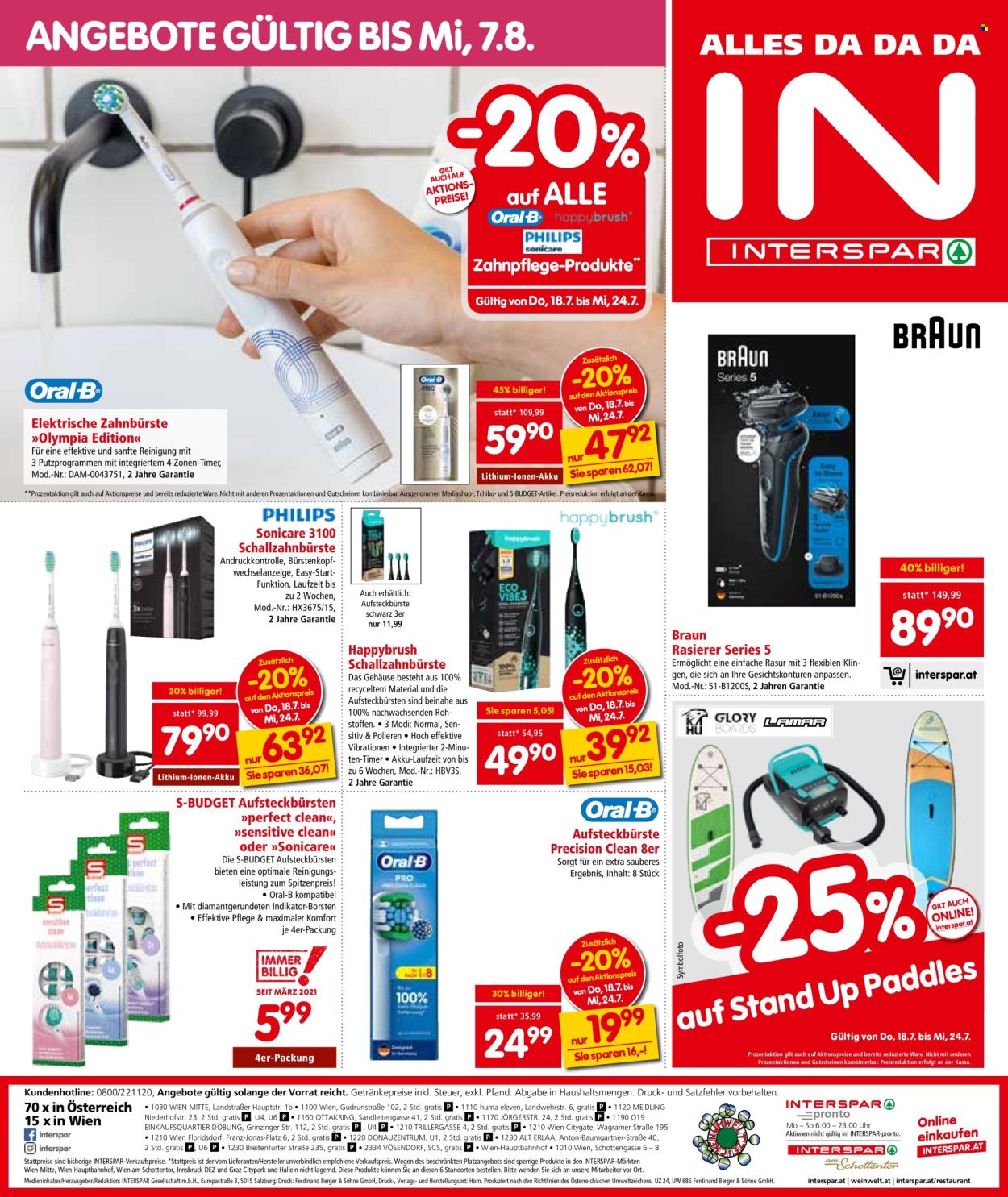 Angebote INTERSPAR - 18.7.2024 - 24.7.2024. Seite 16