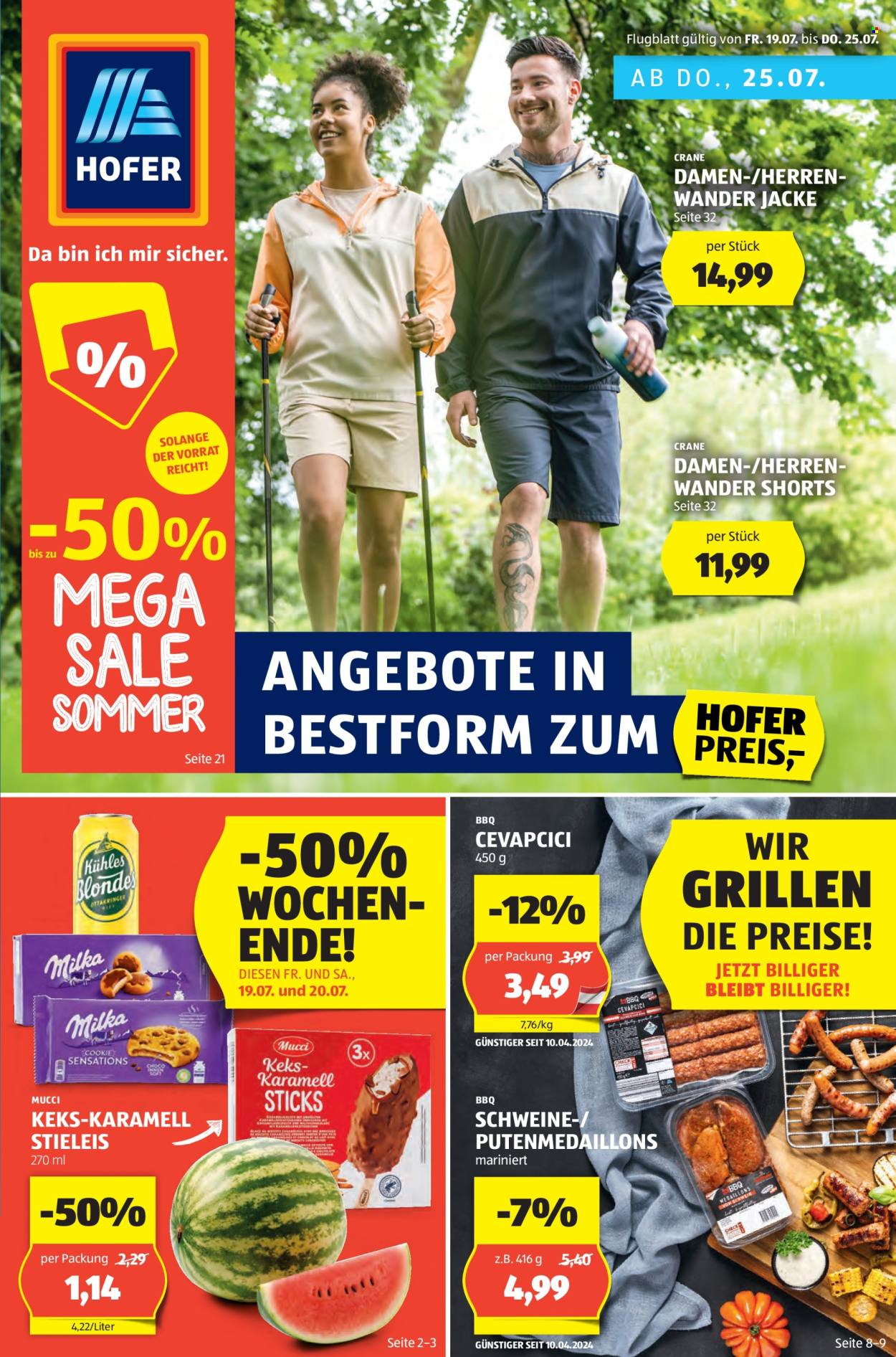 Angebote Hofer - 19.7.2024 - 25.7.2024. Seite 1