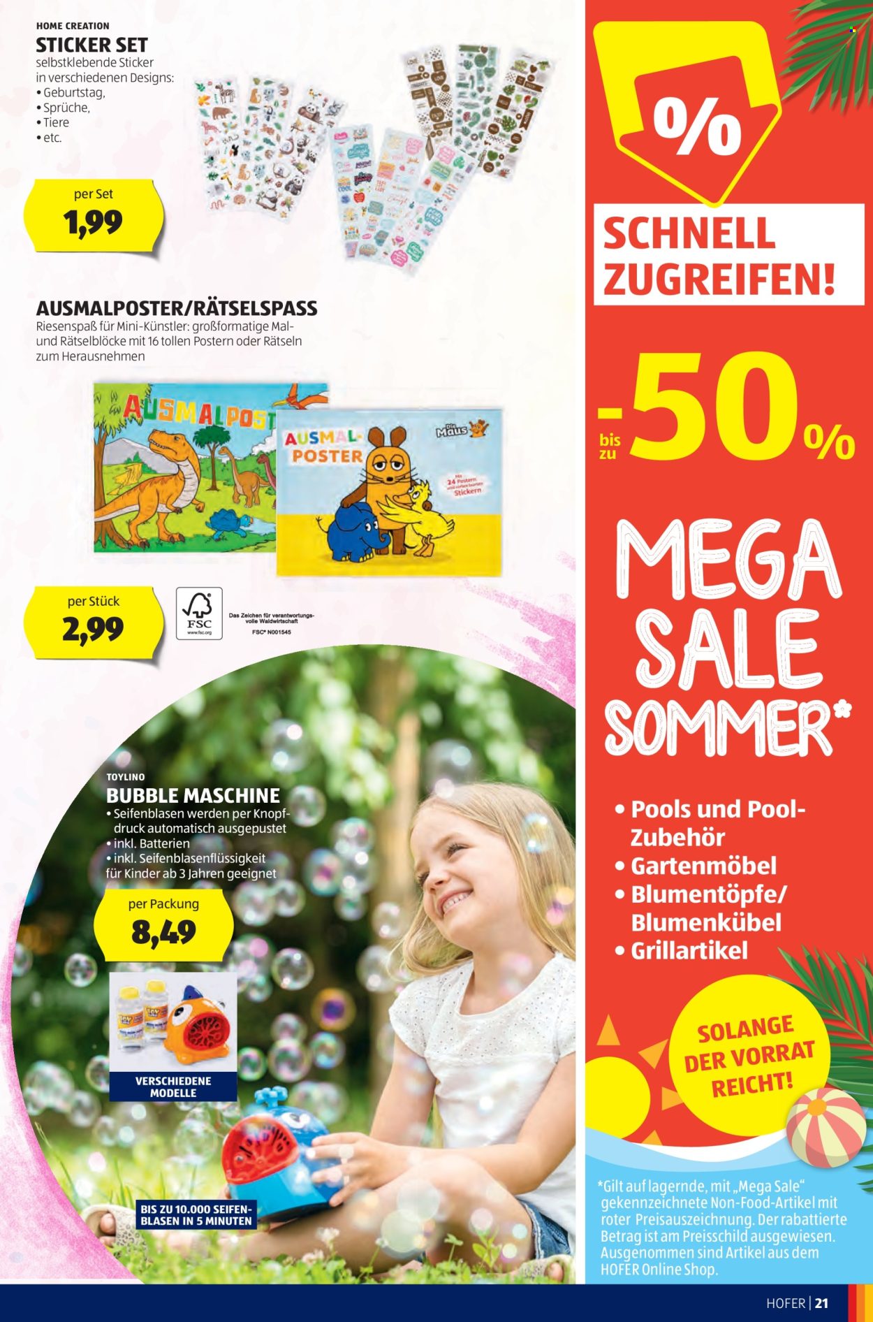 Angebote Hofer - 19.7.2024 - 25.7.2024. Seite 27