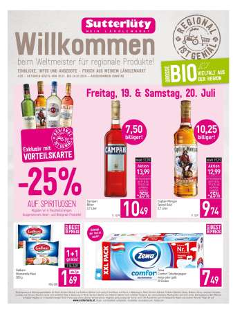 Angebote Sutterlüty - 18.7.2024 - 24.7.2024.