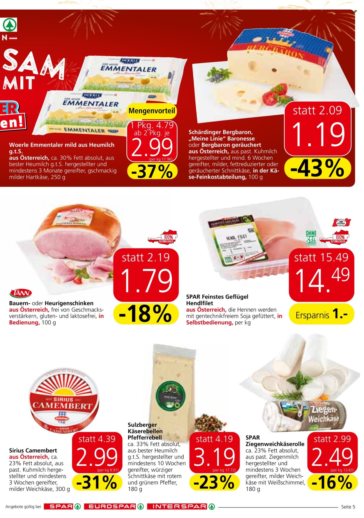 Angebote SPAR - 18.7.2024 - 24.7.2024. Seite 5