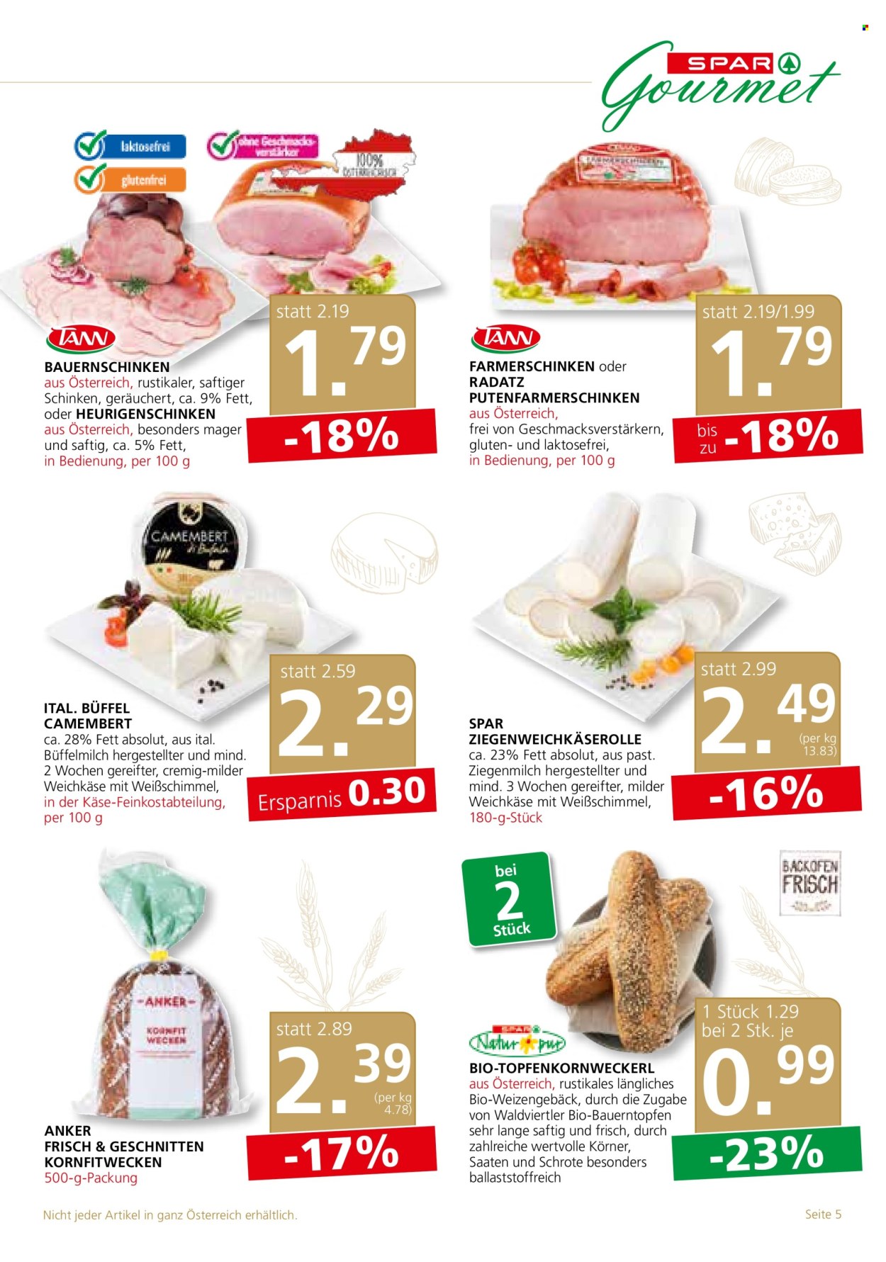 Angebote SPAR - 18.7.2024 - 24.7.2024. Seite 5