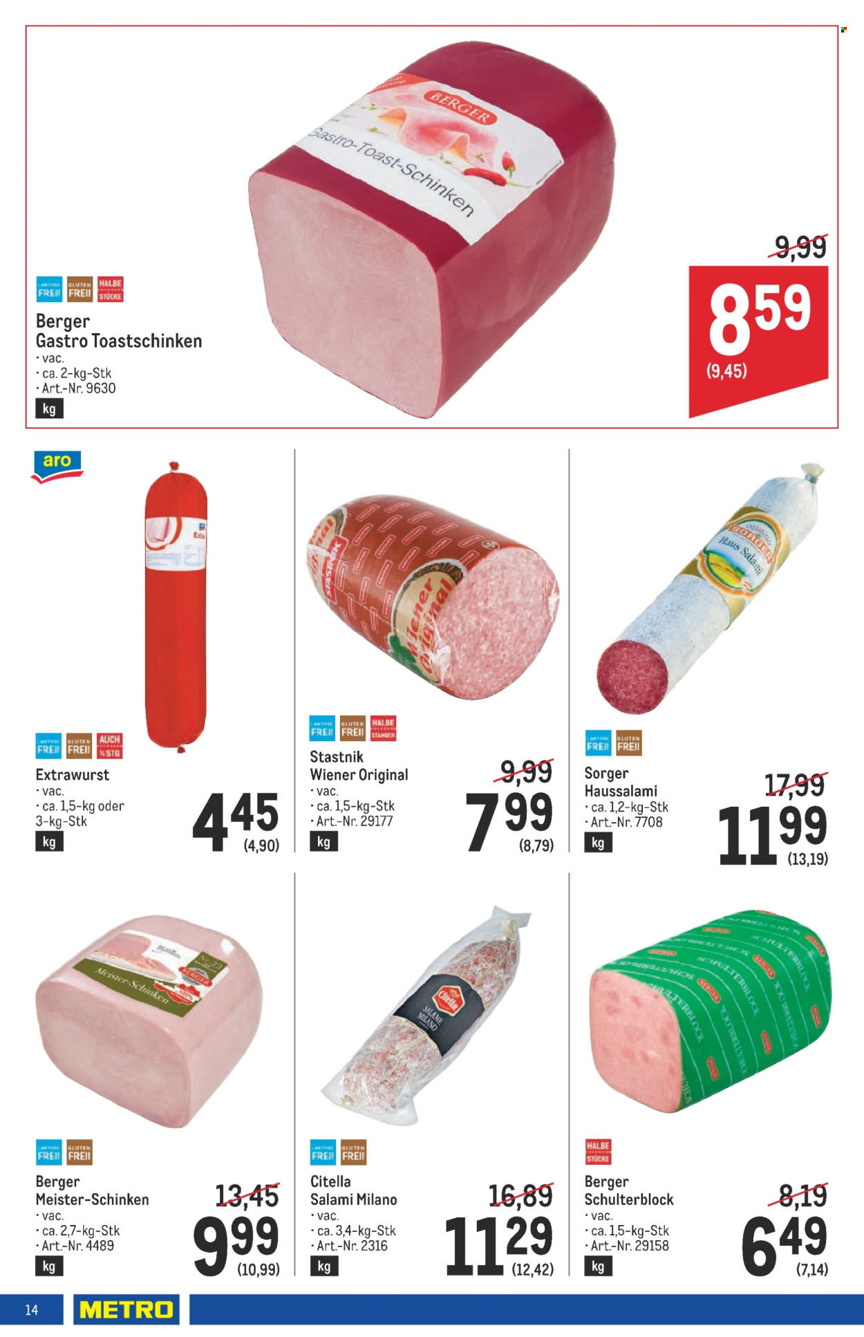 Angebote Metro - 25.7.2024 - 7.8.2024. Seite 14