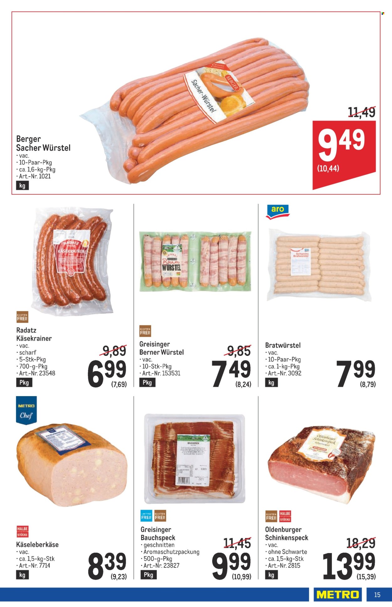 Angebote Metro - 25.7.2024 - 7.8.2024. Seite 15