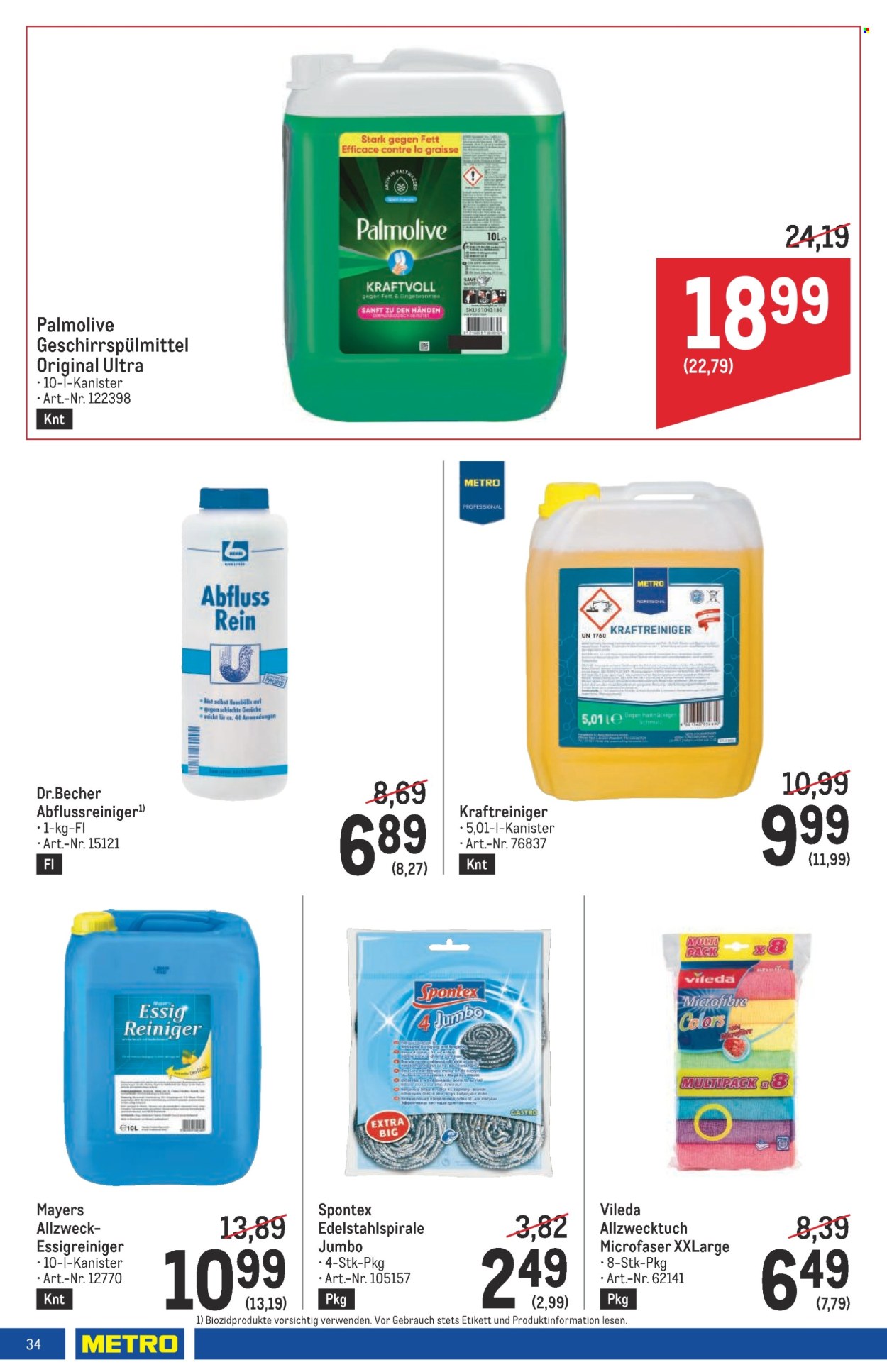 Angebote Metro - 25.7.2024 - 7.8.2024. Seite 34