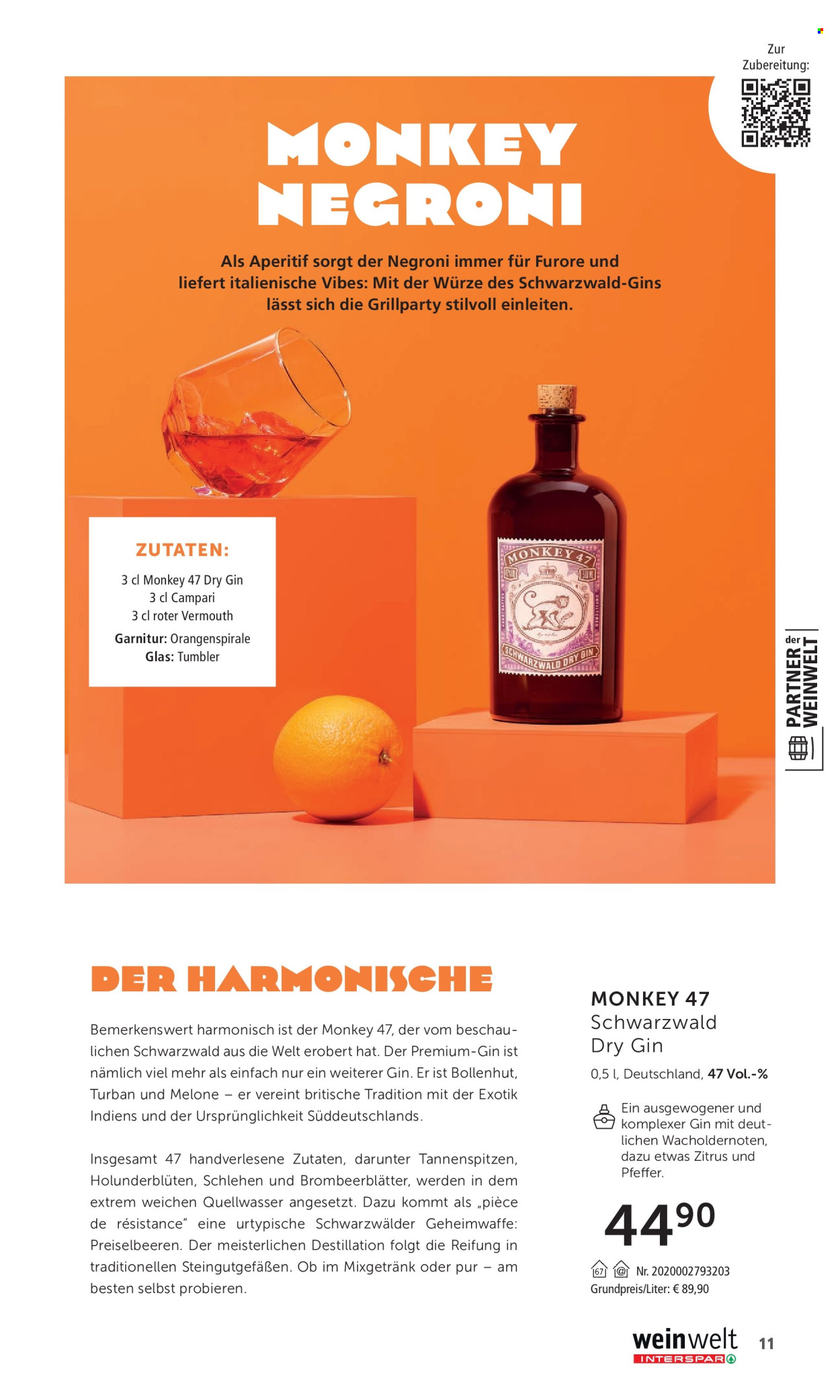 Angebote INTERSPAR - 18.7.2024 - 31.8.2024. Seite 11