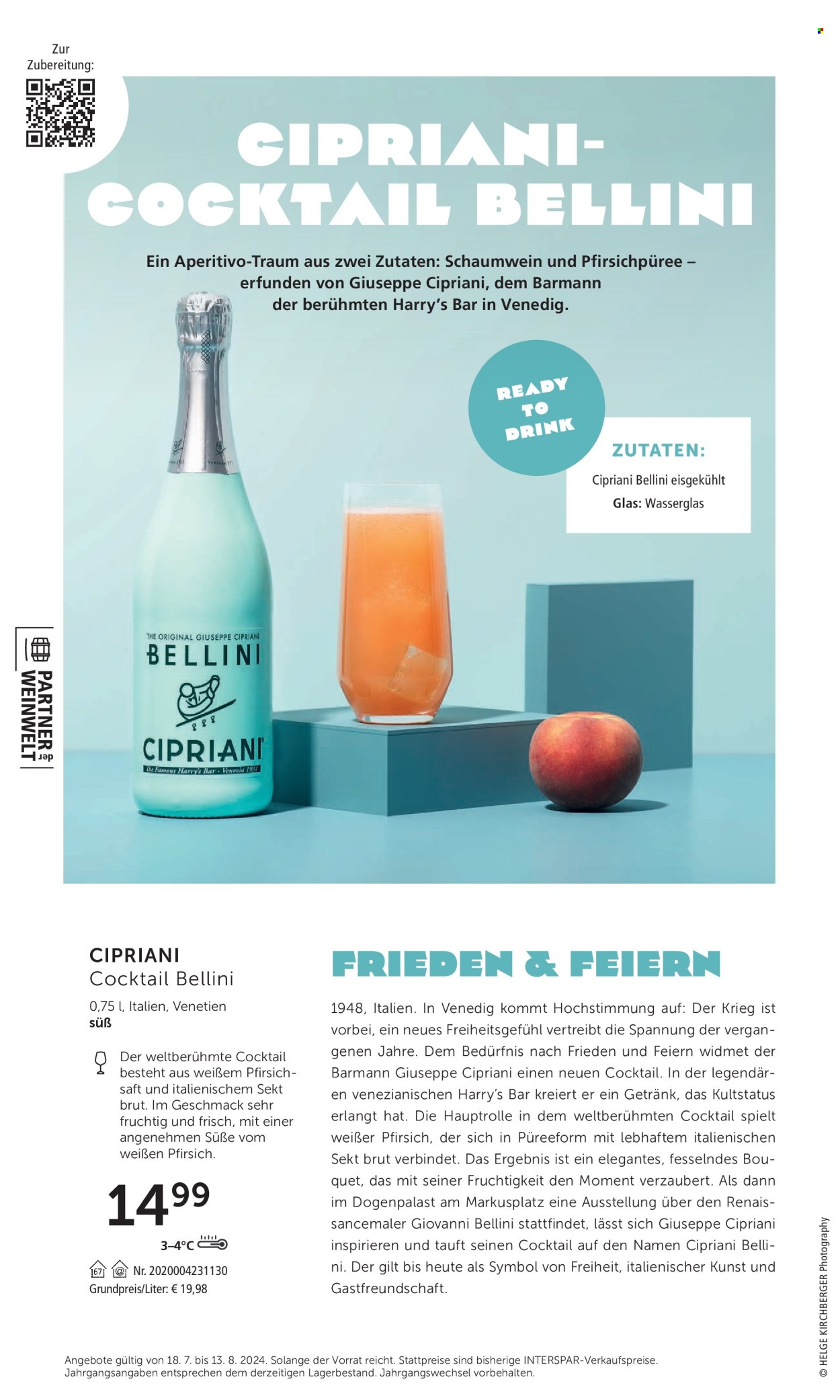 Angebote INTERSPAR - 18.7.2024 - 31.8.2024. Seite 14