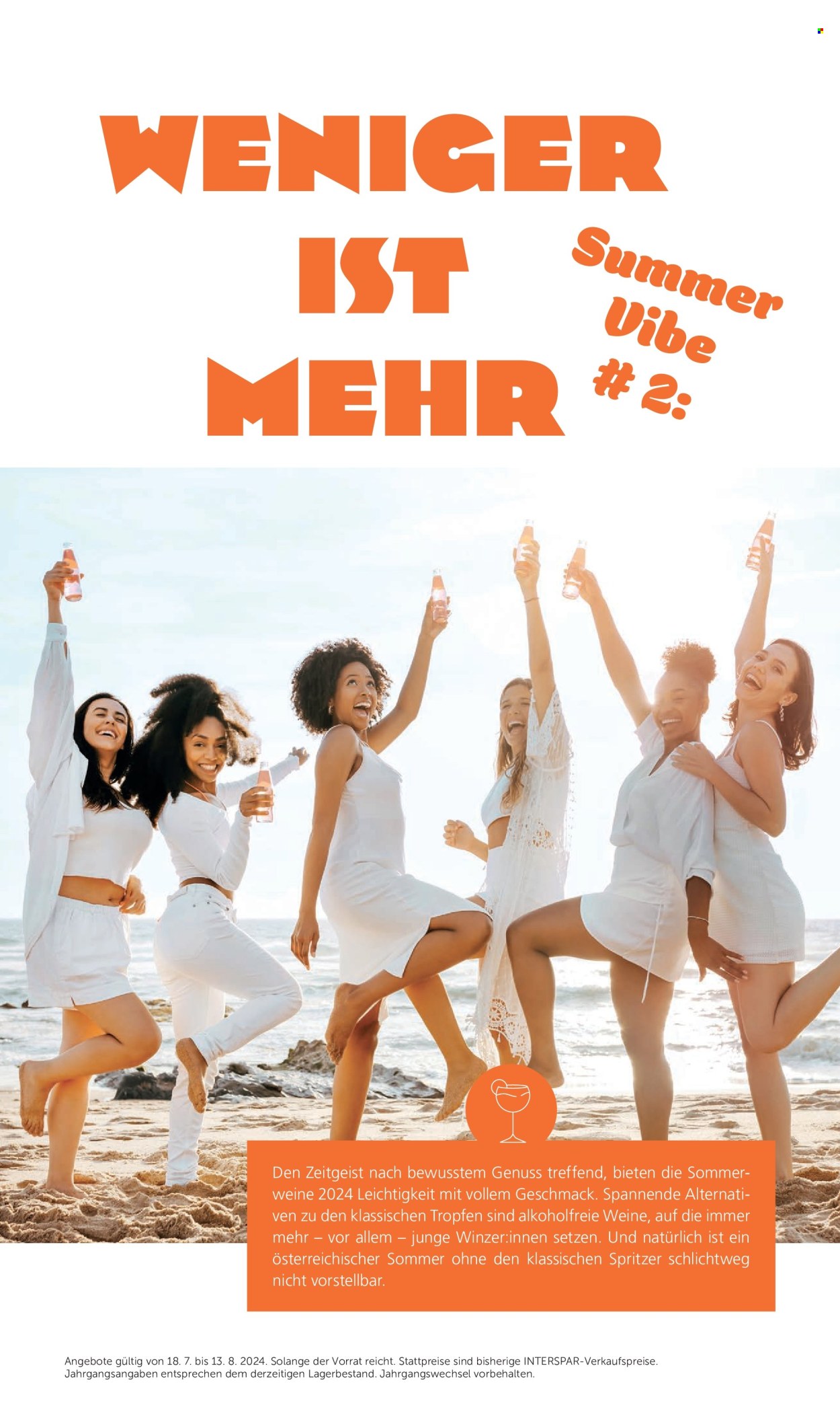 Angebote INTERSPAR - 18.7.2024 - 31.8.2024. Seite 18