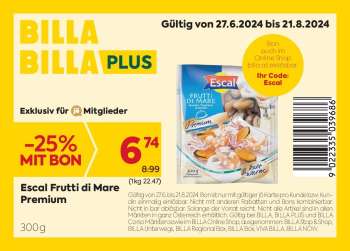 Angebote Billa - 27.6.2024 - 21.8.2024.