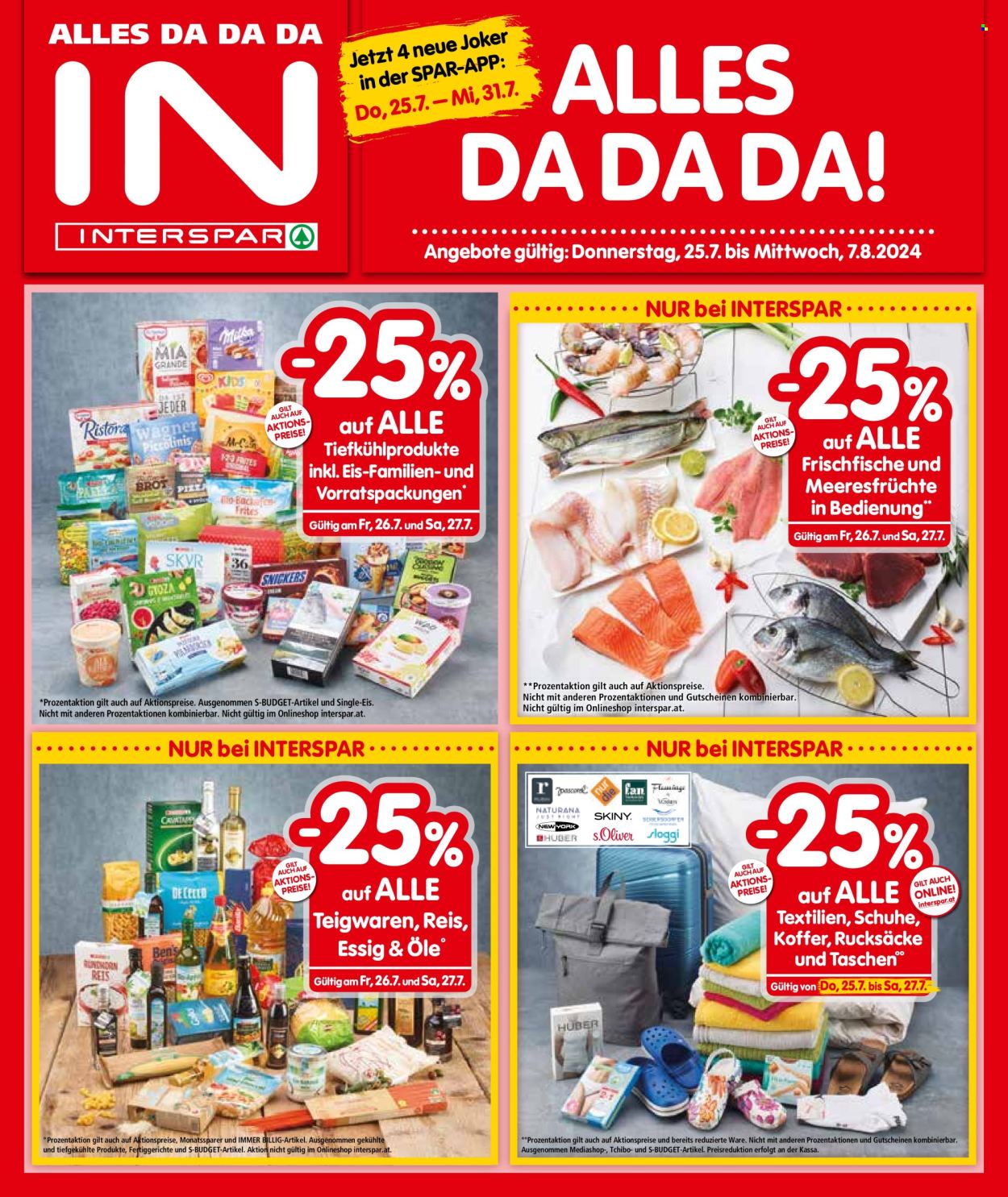 Angebote INTERSPAR - 25.7.2024 - 7.8.2024. Seite 1