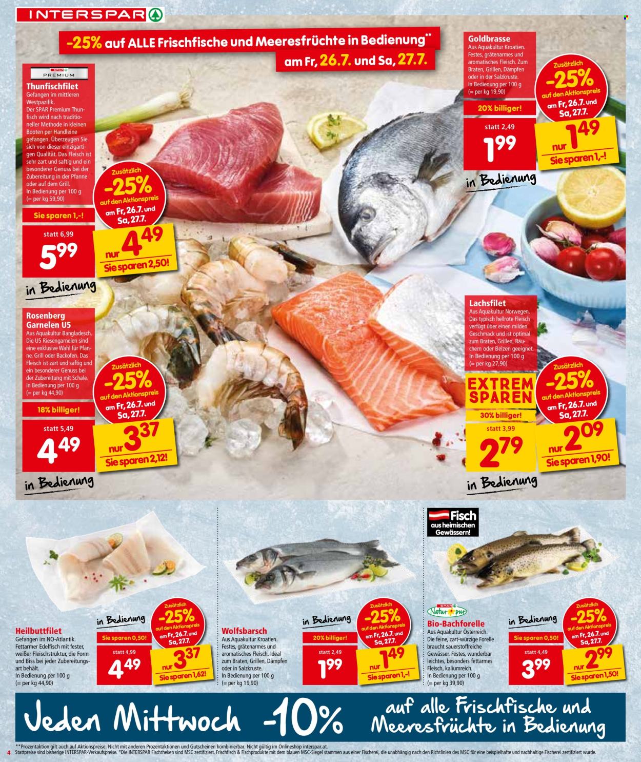 Angebote INTERSPAR - 25.7.2024 - 7.8.2024. Seite 4