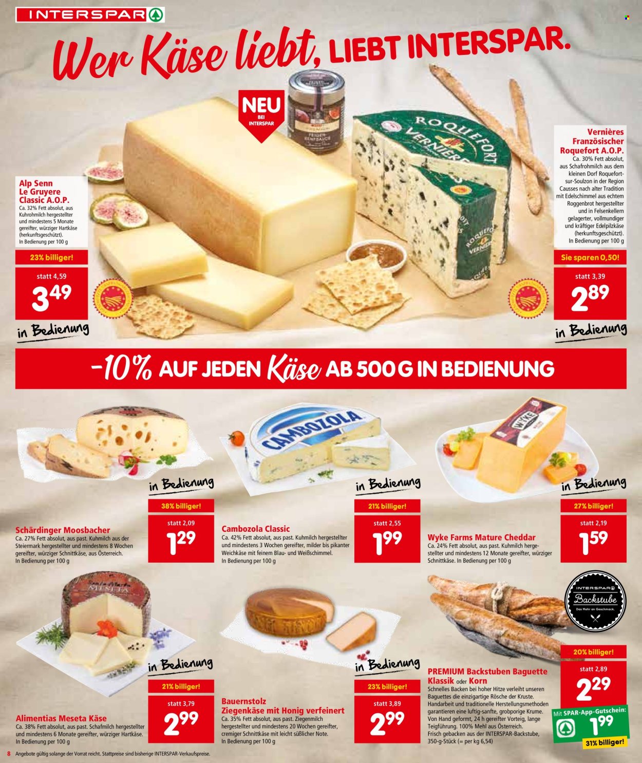Angebote INTERSPAR - 25.7.2024 - 7.8.2024. Seite 8