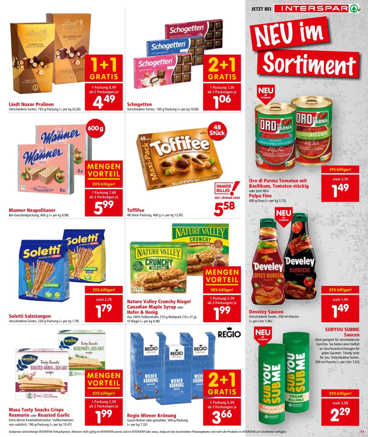 Angebote INTERSPAR - 25.7.2024 - 7.8.2024. Seite 11