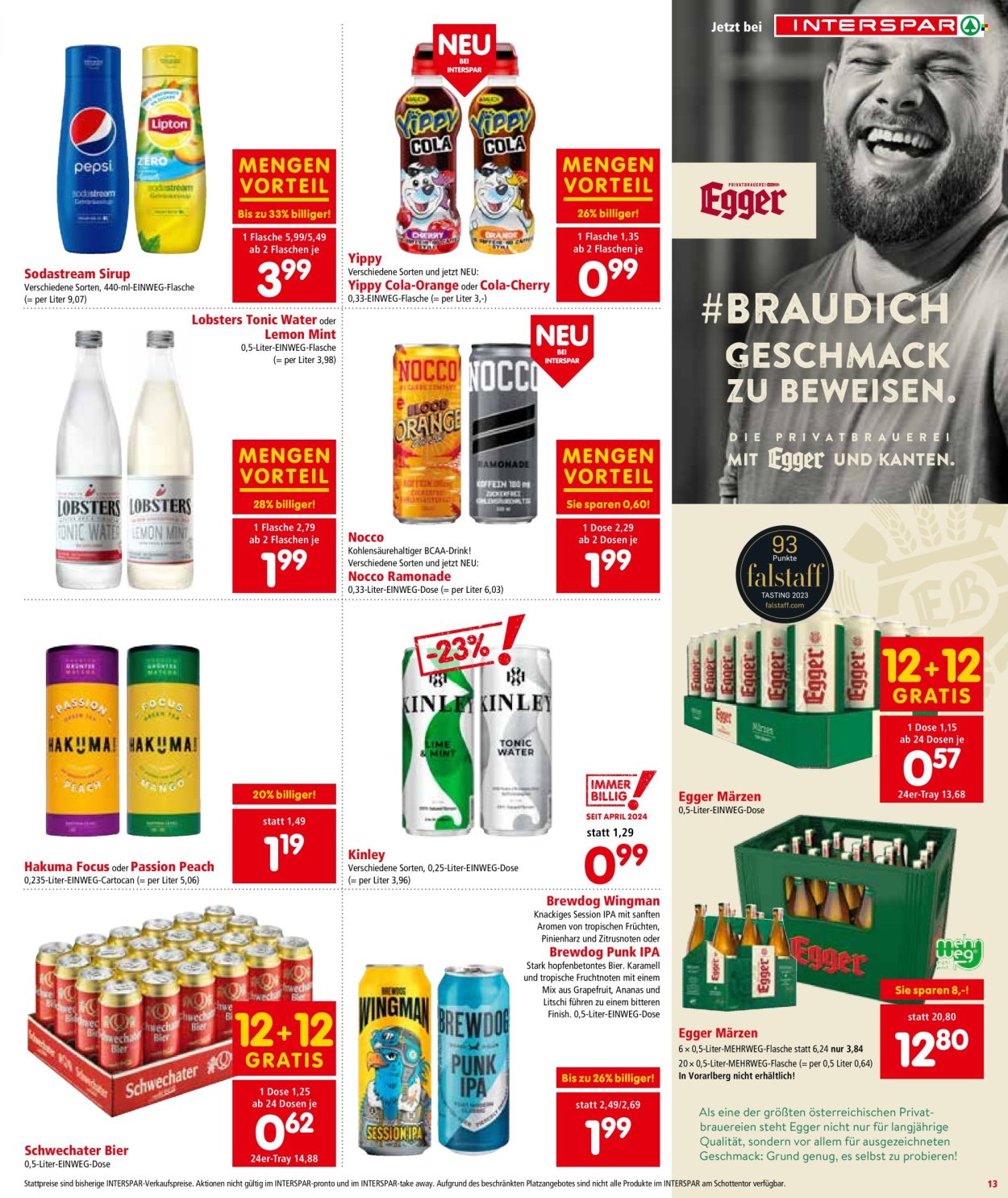 Angebote INTERSPAR - 25.7.2024 - 7.8.2024. Seite 13