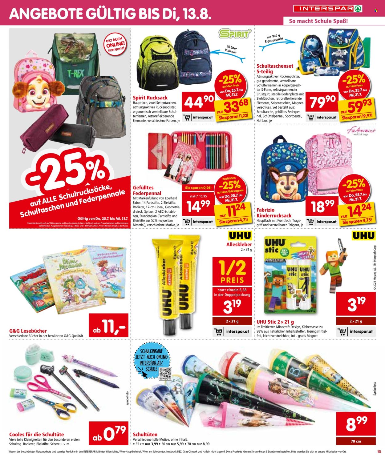 Angebote INTERSPAR - 25.7.2024 - 7.8.2024. Seite 15