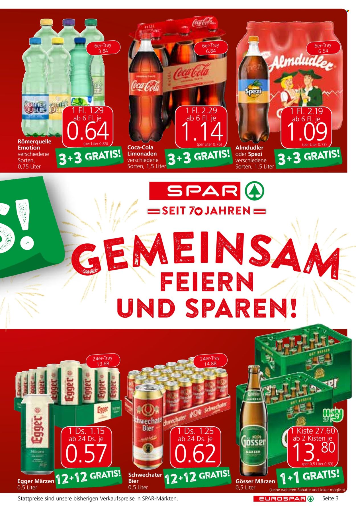 Angebote EUROSPAR - 25.7.2024 - 7.8.2024. Seite 3