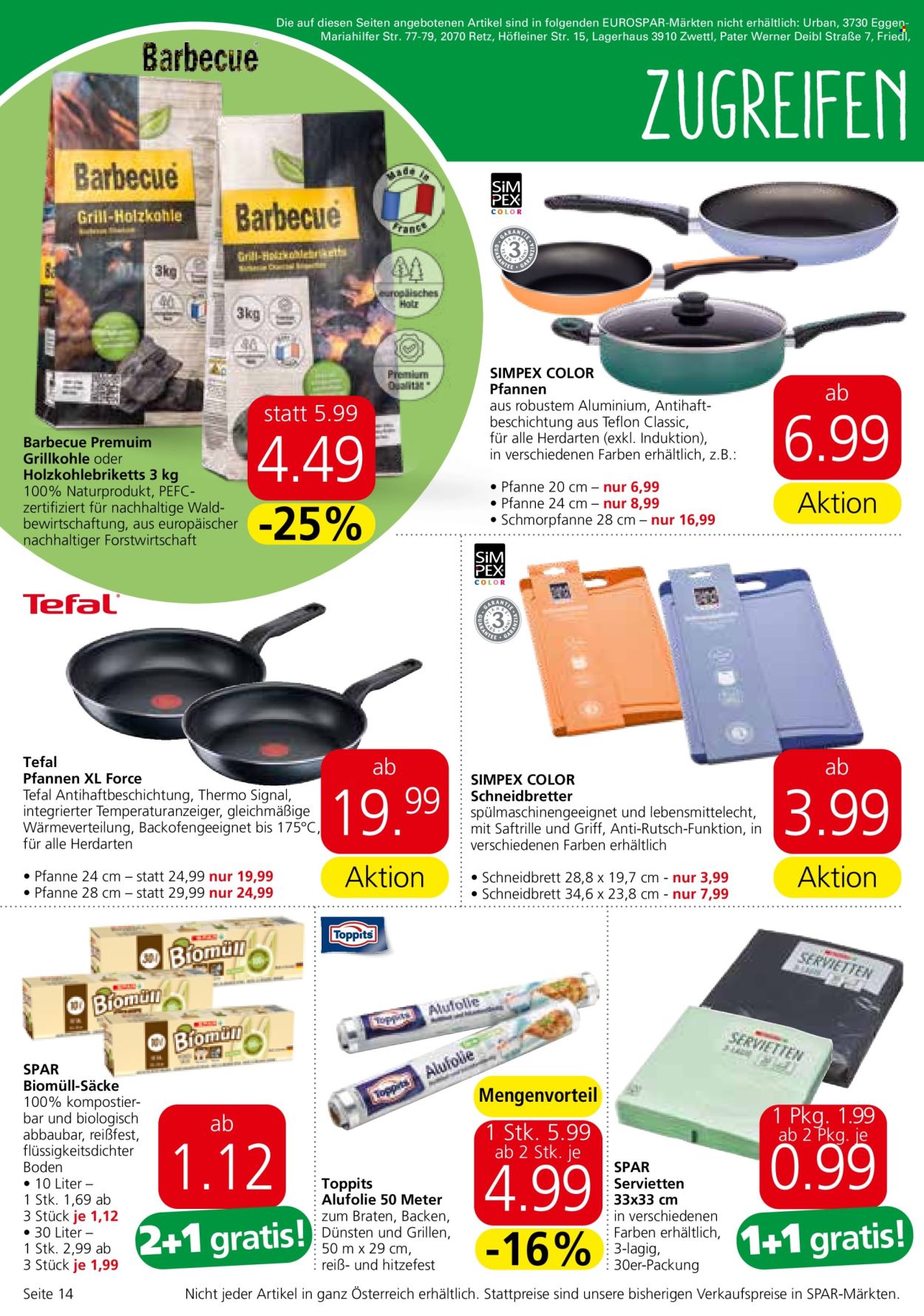 Angebote EUROSPAR - 25.7.2024 - 7.8.2024. Seite 14