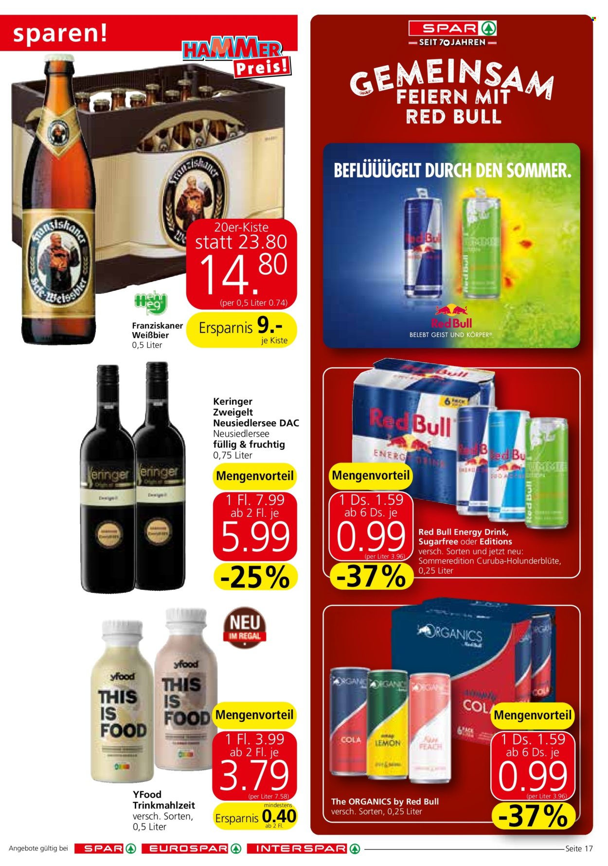 Angebote SPAR - 25.7.2024 - 7.8.2024. Seite 17