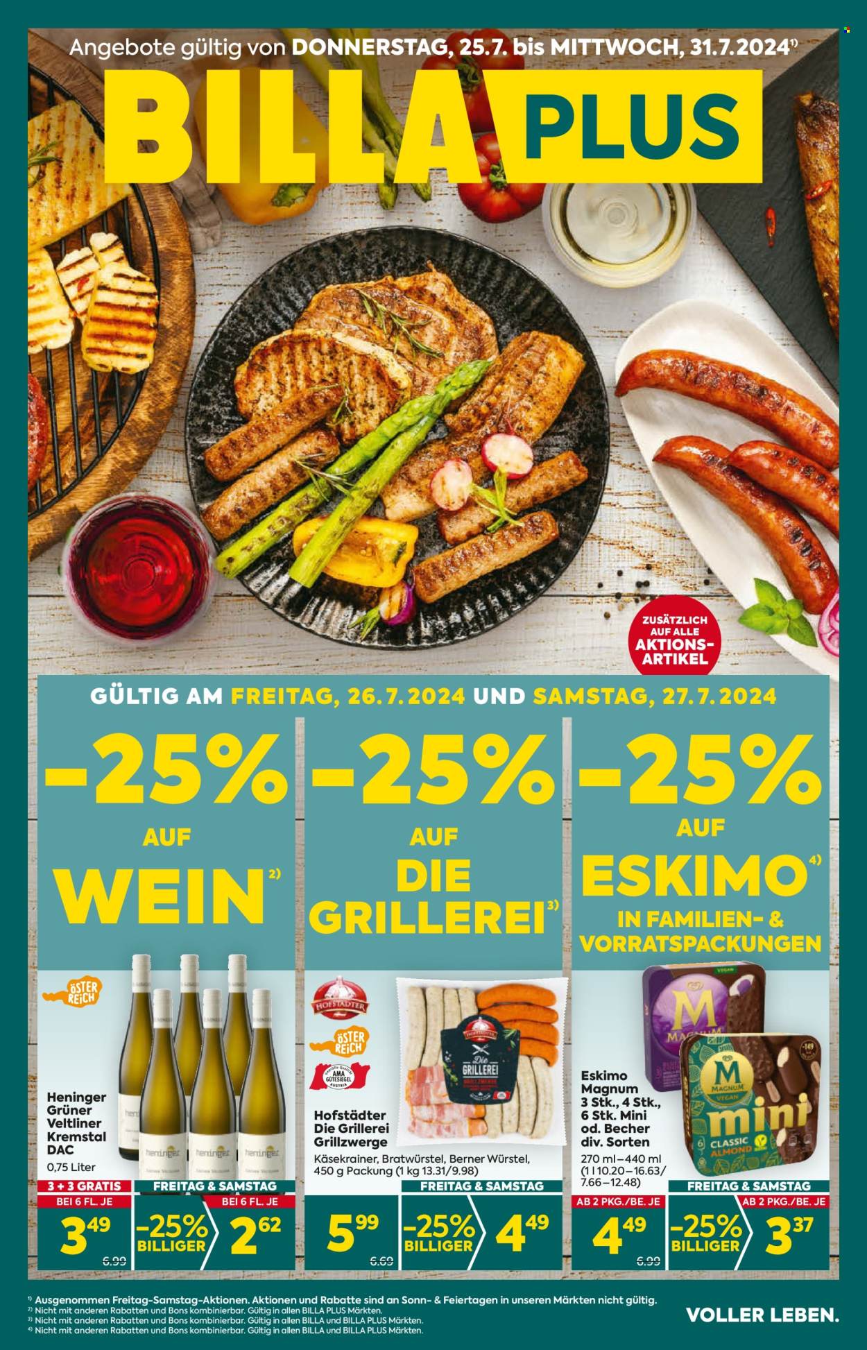 Angebote Billa Plus - 25.7.2024 - 31.7.2024. Seite 1