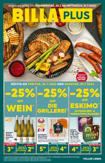 Angebote Billa Plus - 25.7.2024 - 31.7.2024.