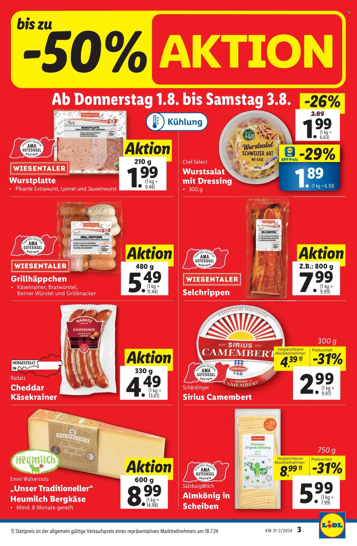 Angebote Lidl - 1.8.2024 - 7.8.2024. Seite 3