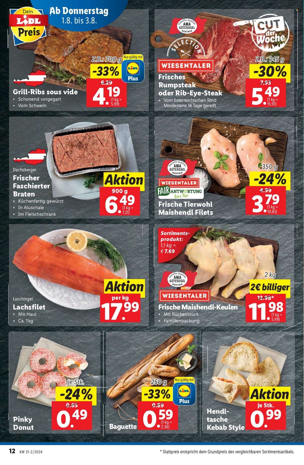 Angebote Lidl - 1.8.2024 - 7.8.2024. Seite 12