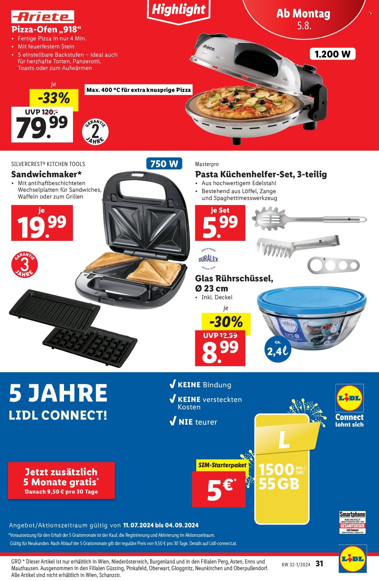 Angebote Lidl - 1.8.2024 - 7.8.2024. Seite 31