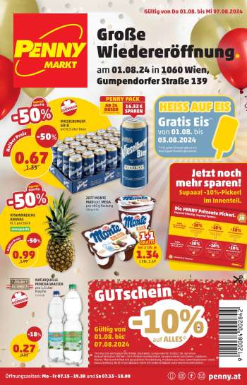 Angebote Penny - 1.8.2024 - 7.8.2024.