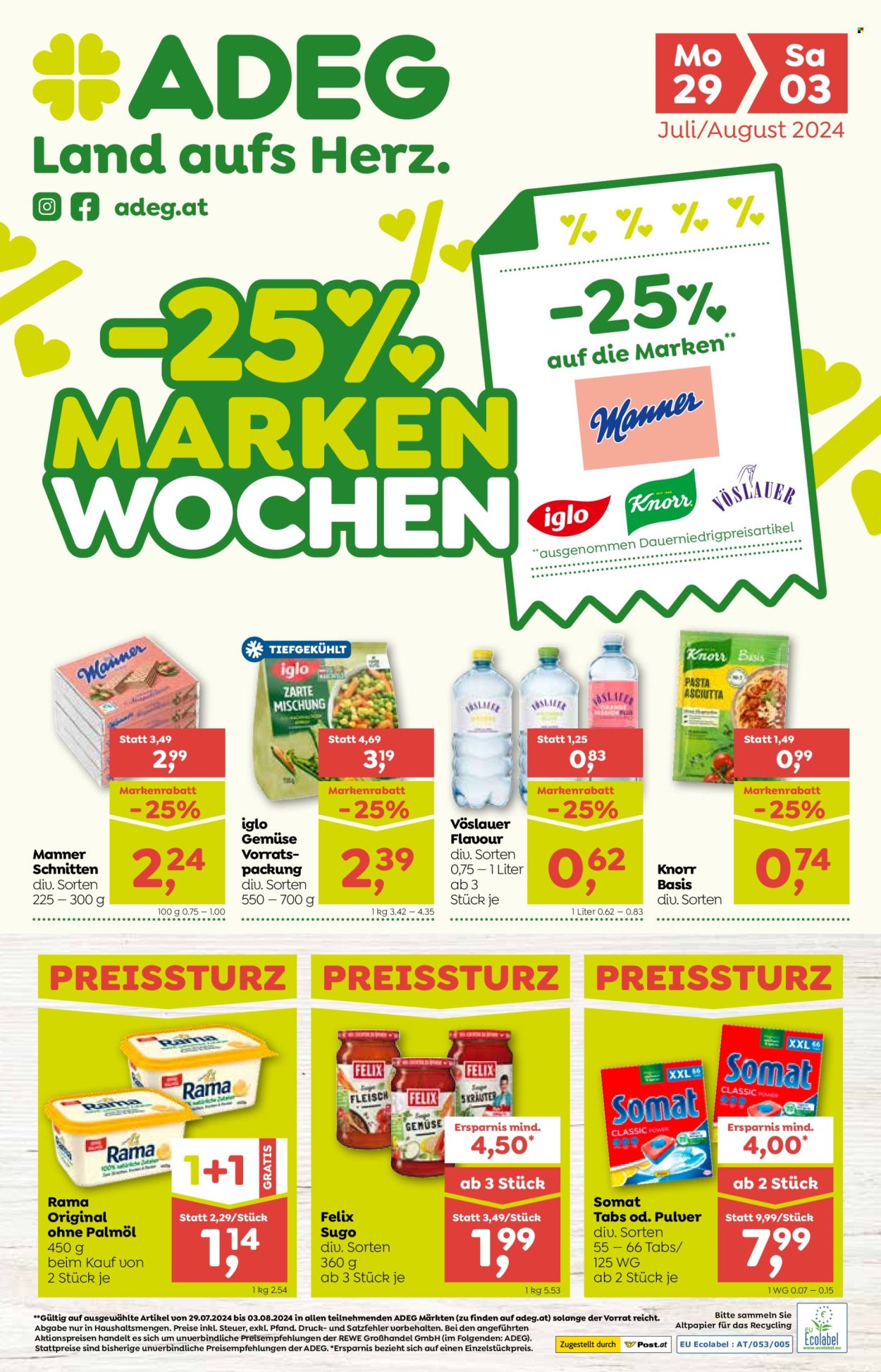 Angebote ADEG - 29.7.2024 - 3.8.2024. Seite 1