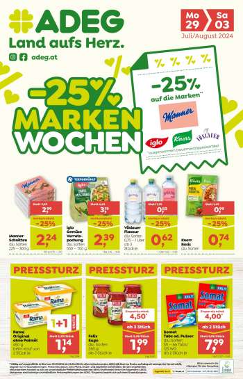 Angebote ADEG - 29.7.2024 - 3.8.2024.