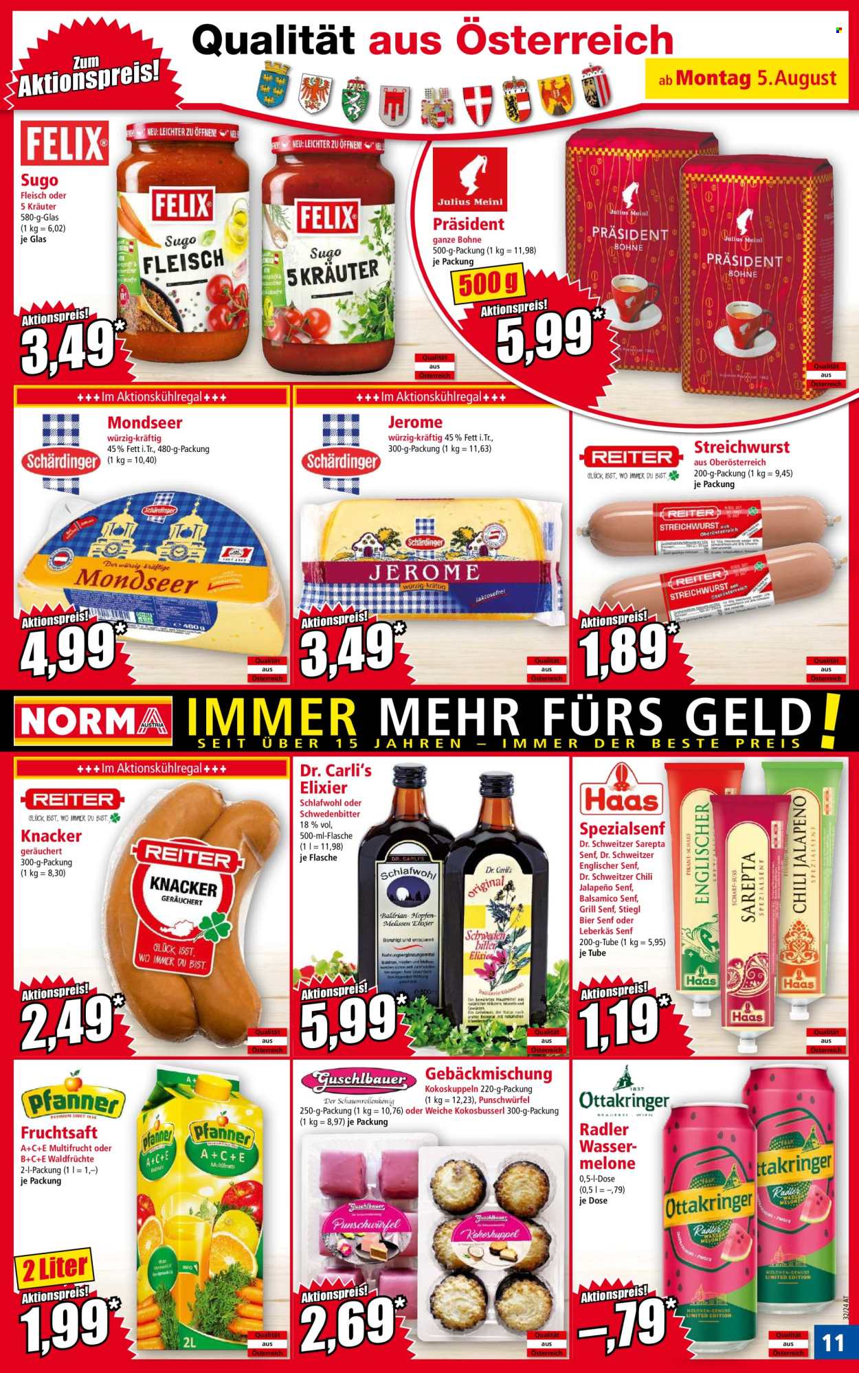 Angebote Norma - 5.8.2024 - 10.8.2024. Seite 11