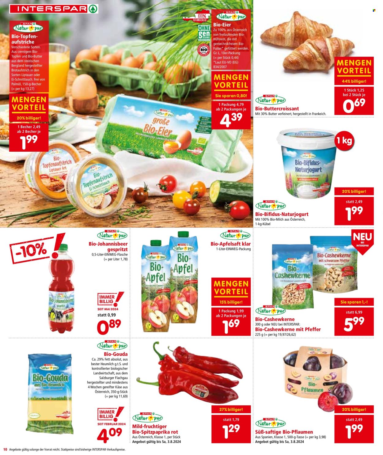Angebote INTERSPAR - 1.8.2024 - 7.8.2024. Seite 10