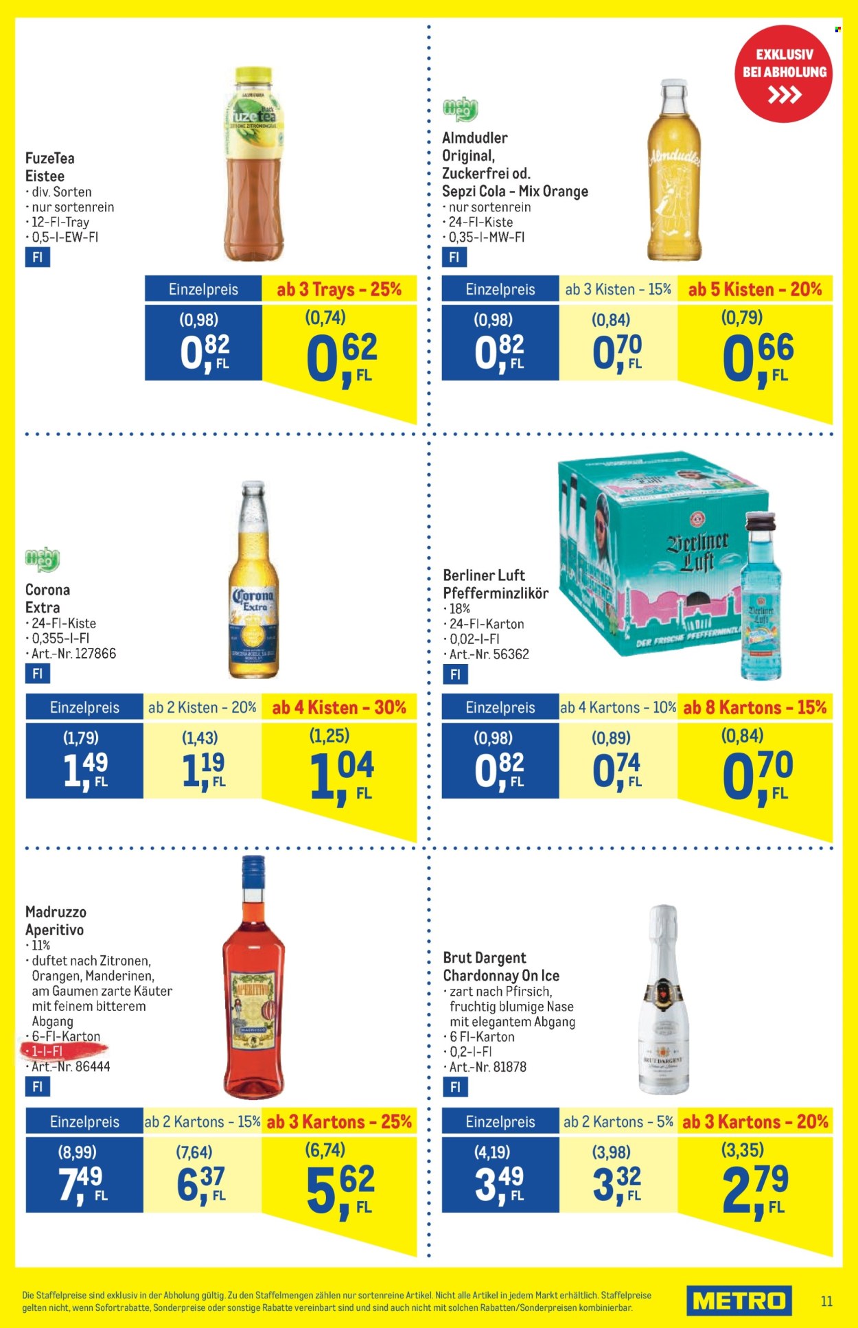Angebote Metro - 8.8.2024 - 21.8.2024. Seite 11