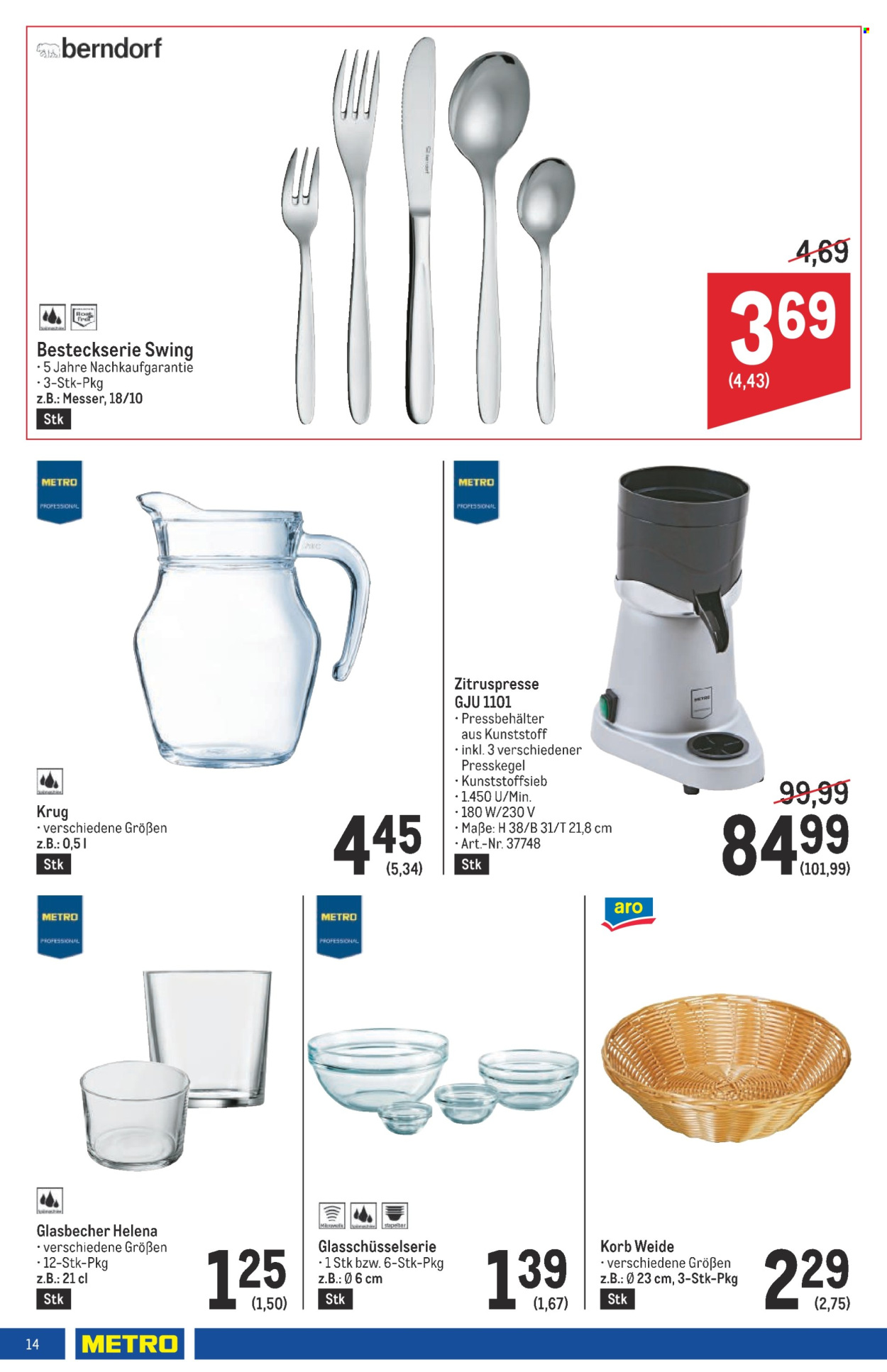 Angebote Metro - 8.8.2024 - 21.8.2024. Seite 14