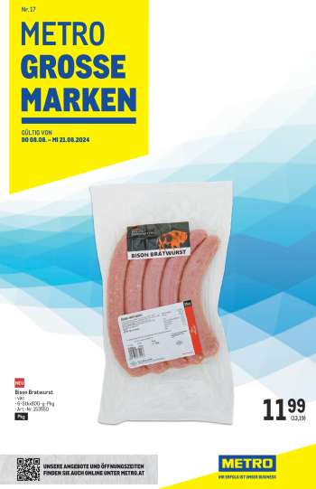 Angebote Metro - 8.8.2024 - 21.8.2024.