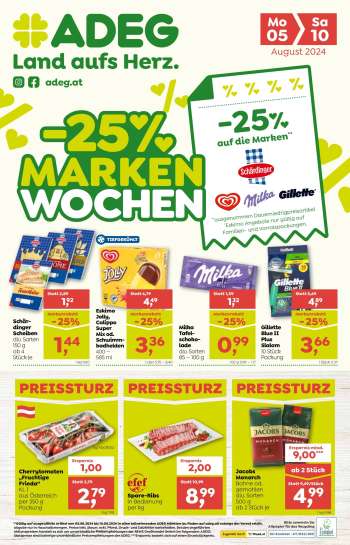 Angebote ADEG - 5.8.2024 - 10.8.2024.