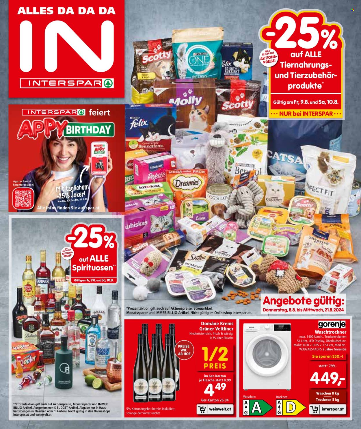 Angebote INTERSPAR - 8.8.2024 - 21.8.2024. Seite 1