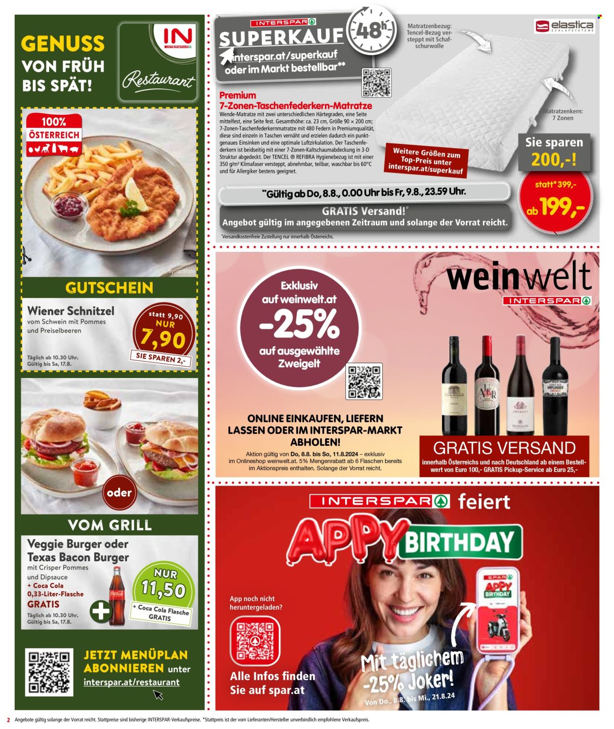 Angebote INTERSPAR - 8.8.2024 - 21.8.2024. Seite 2