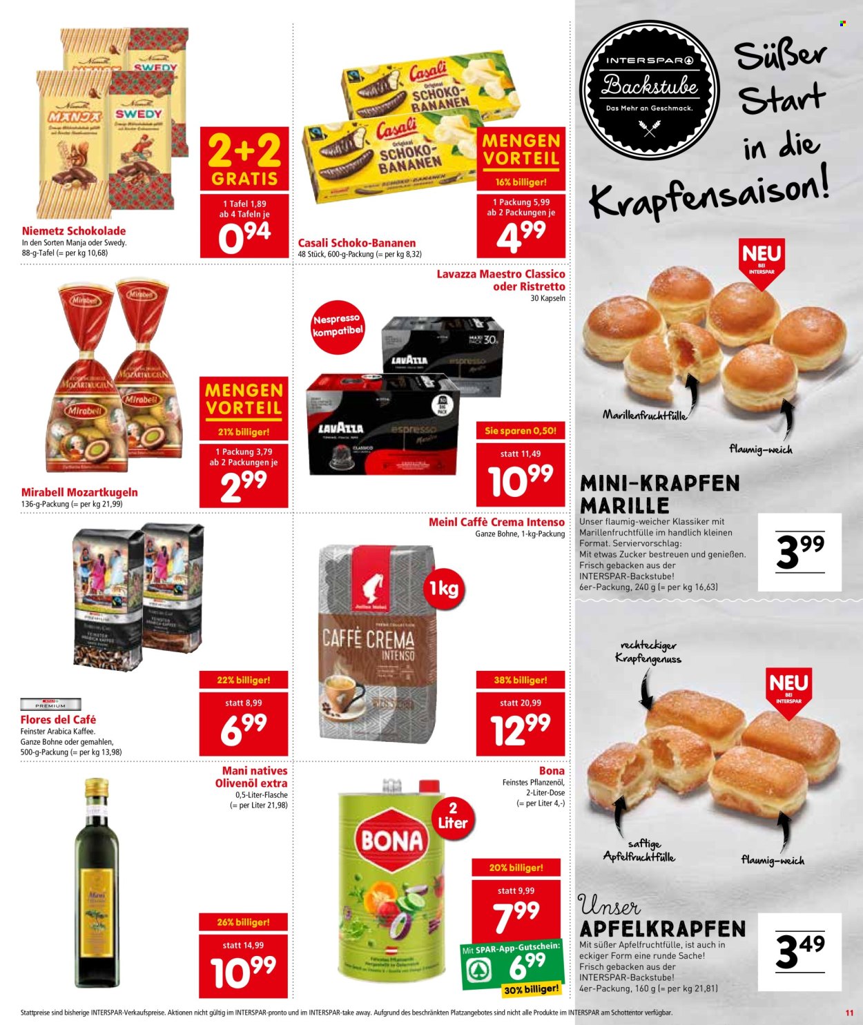 Angebote INTERSPAR - 8.8.2024 - 21.8.2024. Seite 11