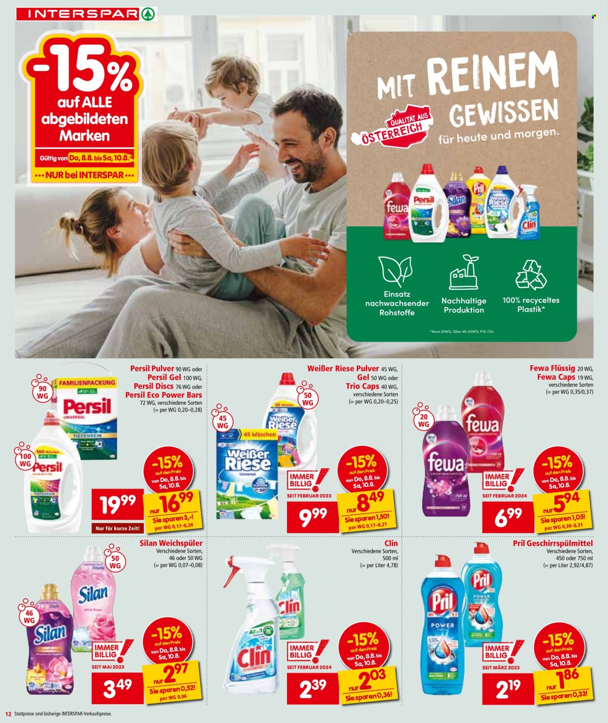 Angebote INTERSPAR - 8.8.2024 - 21.8.2024. Seite 12