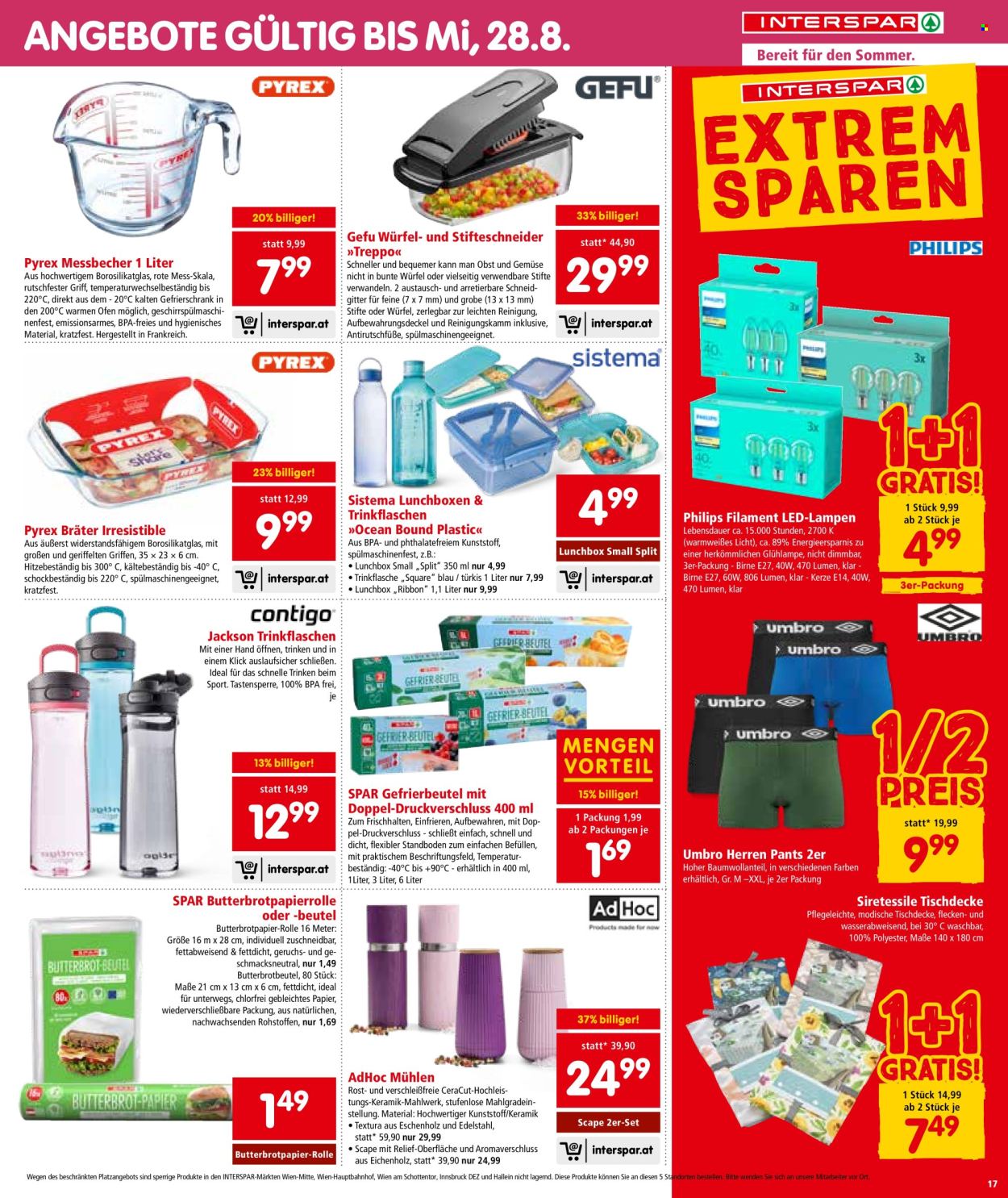 Angebote INTERSPAR - 8.8.2024 - 21.8.2024. Seite 17