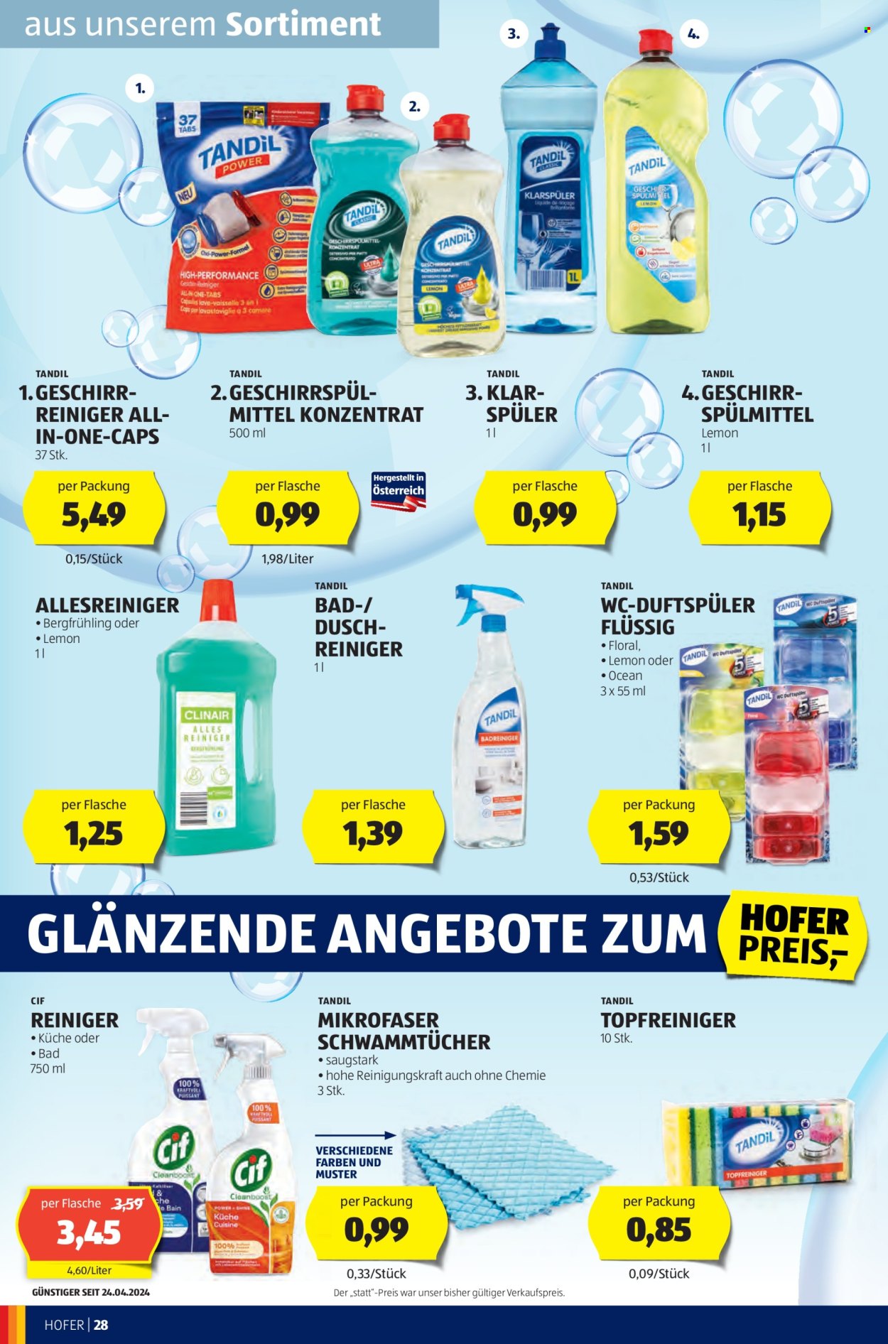 Angebote Hofer - 9.8.2024 - 14.8.2024. Seite 32