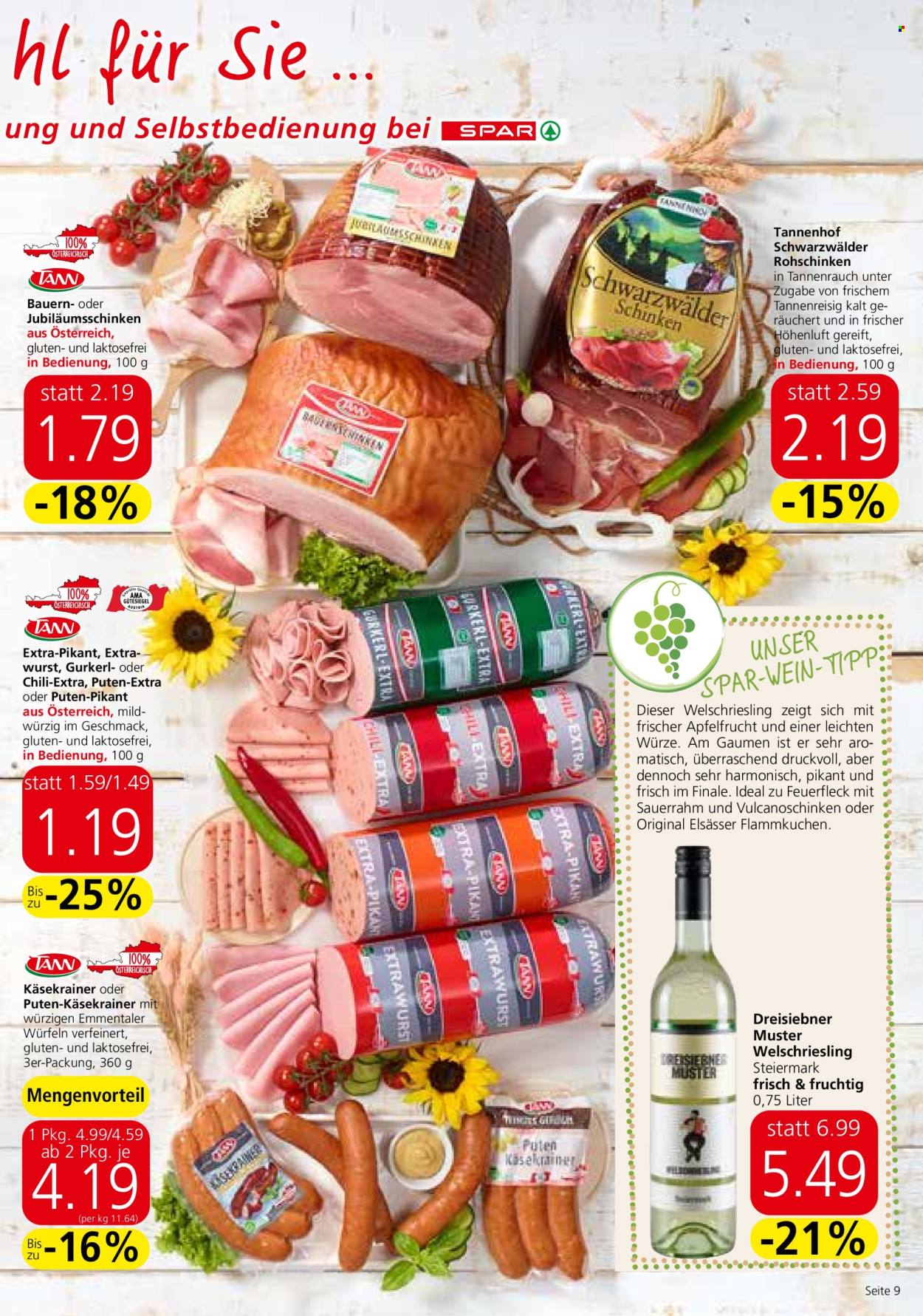 Angebote SPAR - 8.8.2024 - 21.8.2024. Seite 9
