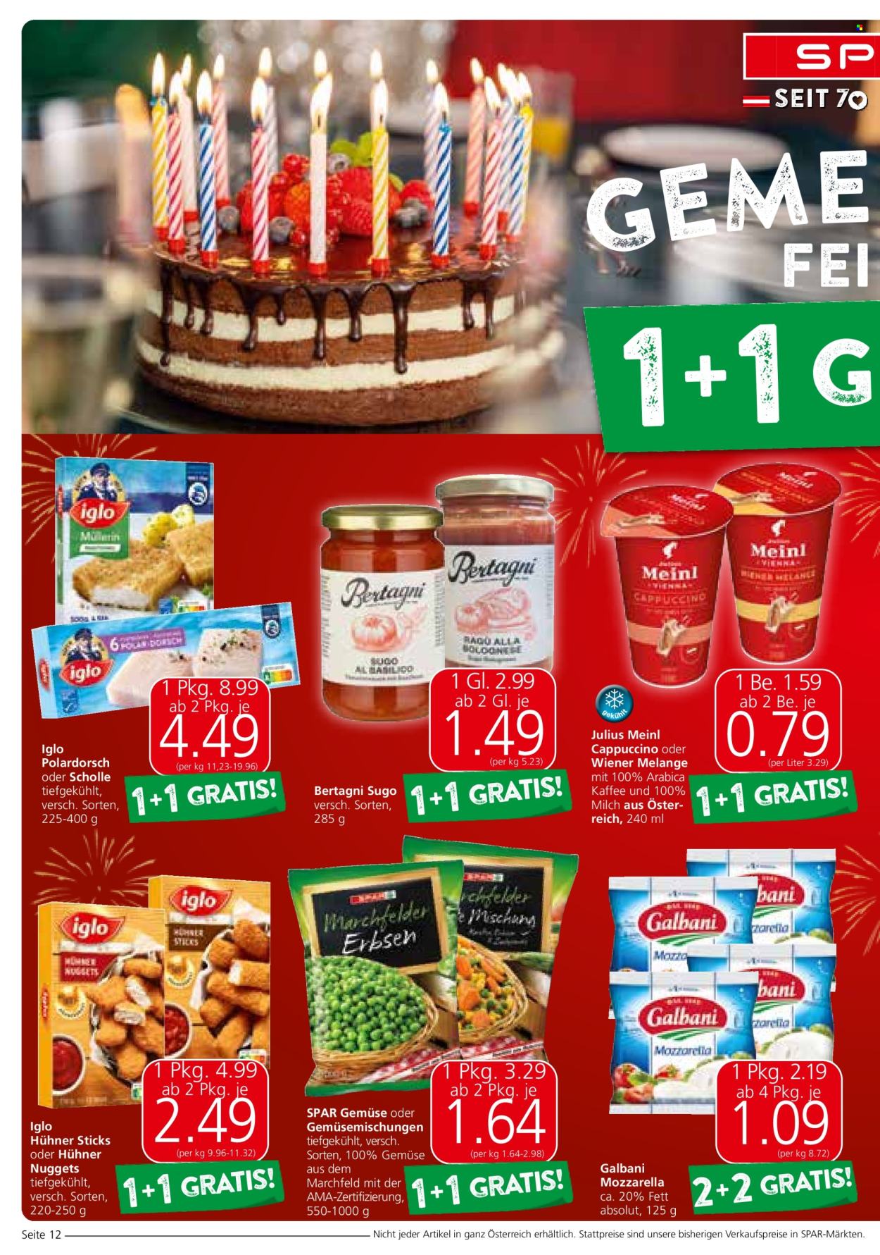 Angebote SPAR - 8.8.2024 - 21.8.2024. Seite 12