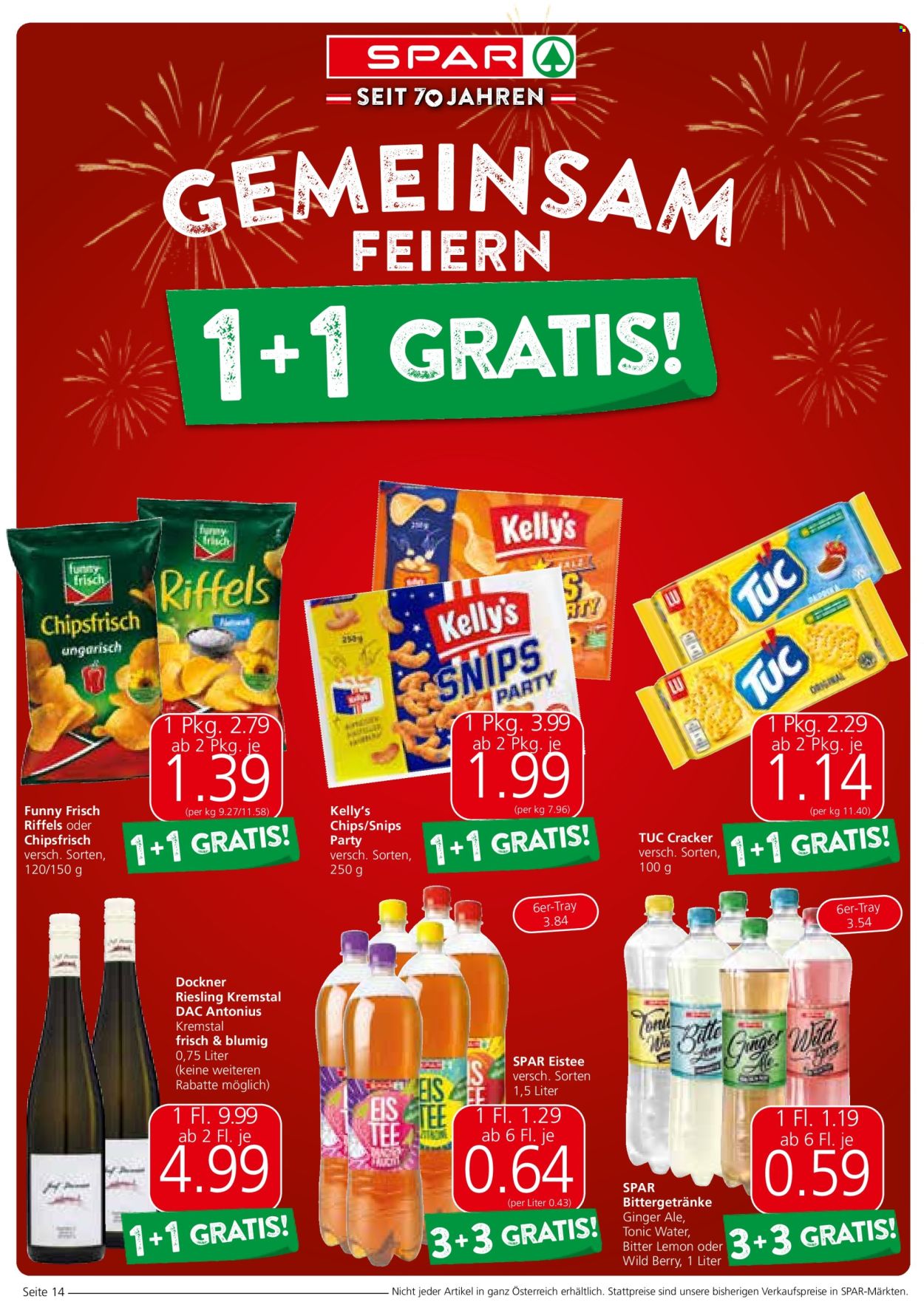 Angebote SPAR - 8.8.2024 - 21.8.2024. Seite 14