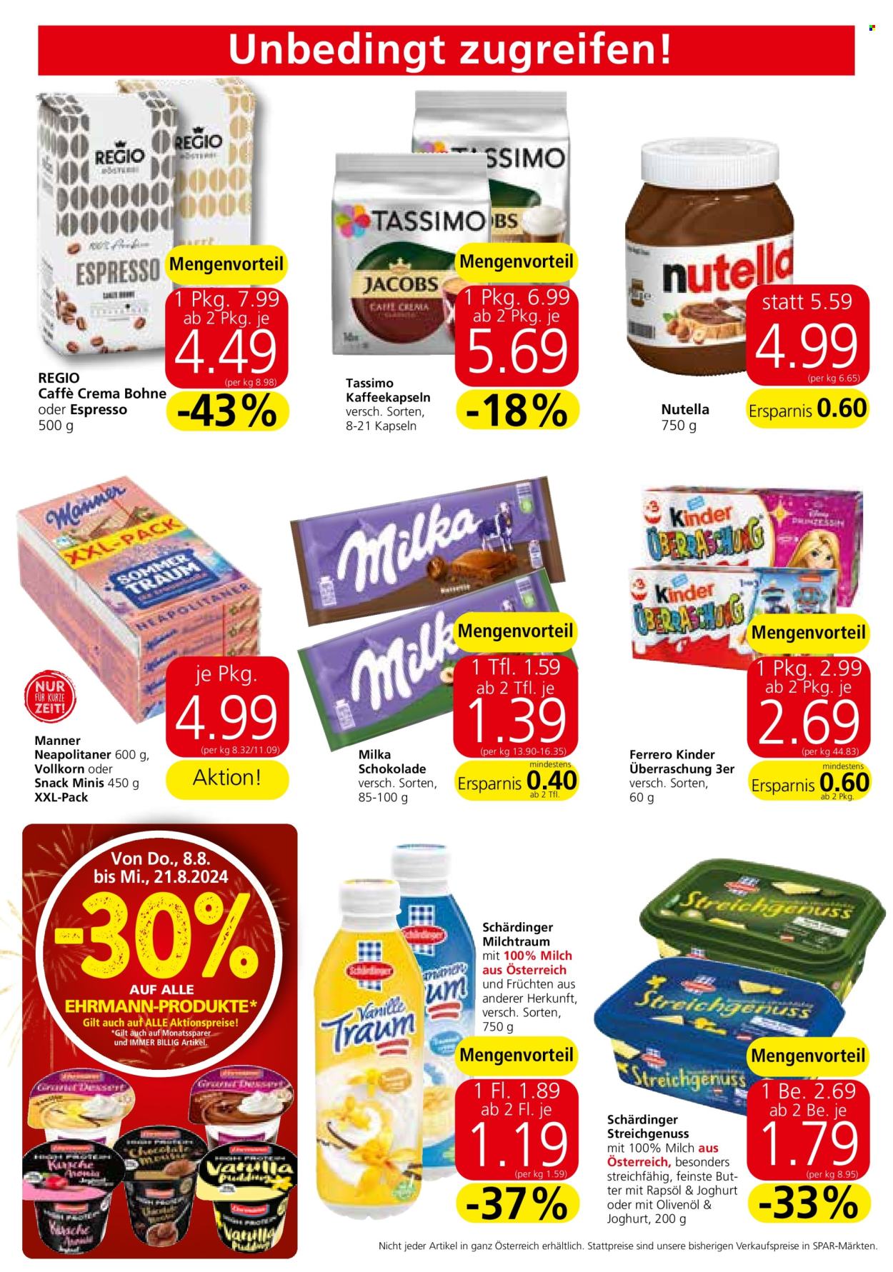 Angebote SPAR - 8.8.2024 - 21.8.2024. Seite 16