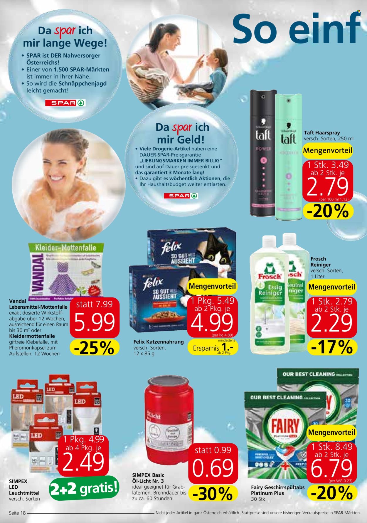 Angebote SPAR - 8.8.2024 - 21.8.2024. Seite 18