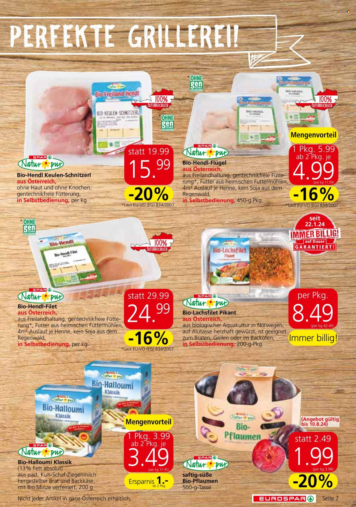 Angebote EUROSPAR - 8.8.2024 - 21.8.2024. Seite 7